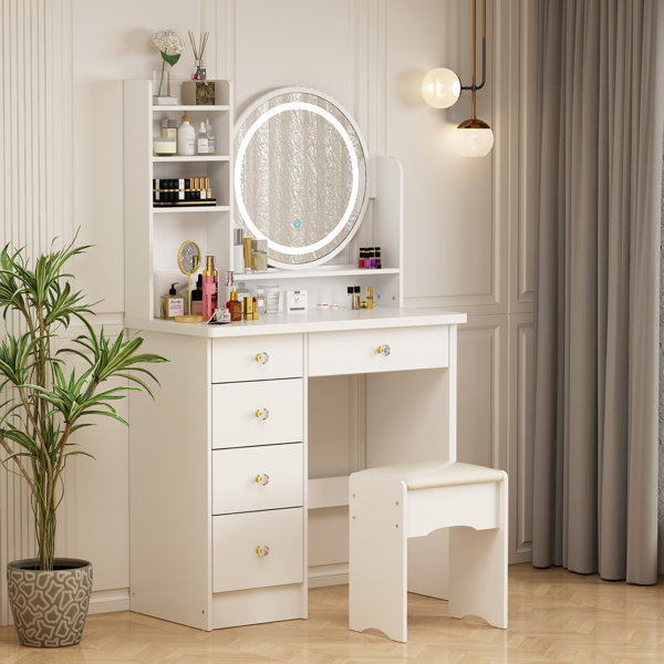 Vanity best sale dresser combo